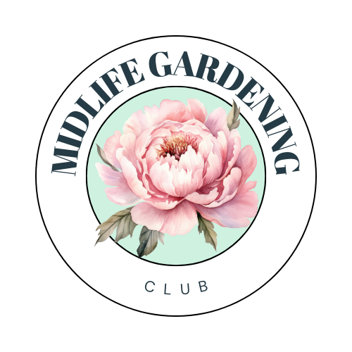 Midlife Gardening Club Vinyl Sticker